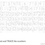 Number Tracing Worksheet Printable Worksheets And Count