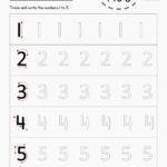 Number Tracing Worksheets 1 20 7 Practice Writing Numbers 1