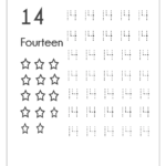 Number Tracing Worksheets 1 20, Dotted Line Number Tracing 1 10
