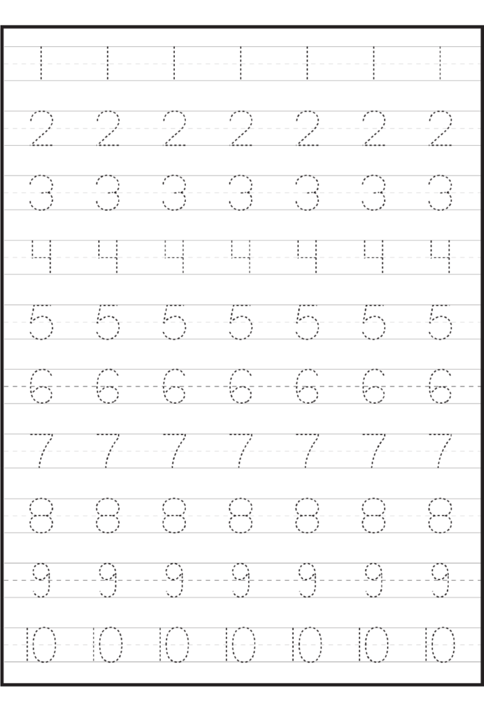 Number Worksheets For Children | Tracing Worksheets Number Worksheets For Children | Tracing Worksheets