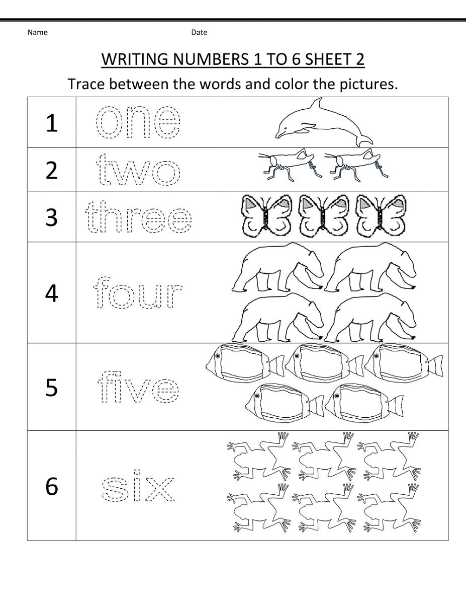 Numbers 1 10 Worksheets For Kindergarten Pdf #742648 within Letter 10 Worksheets