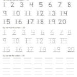 Numbers Writing Practice Worksheets Pdf Inspirationa