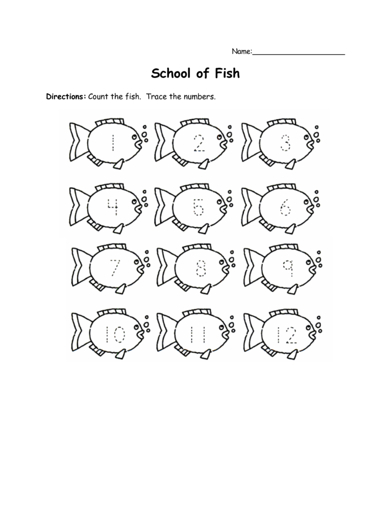 Numbers+1 12+Worksheets+For+Preschool | Trace Numbers 1 50 Numbers+1 12+Worksheets+For+Preschool | Trace Numbers 1 50