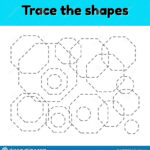 Octagon Worksheet For Preschoolers Educational Tracing