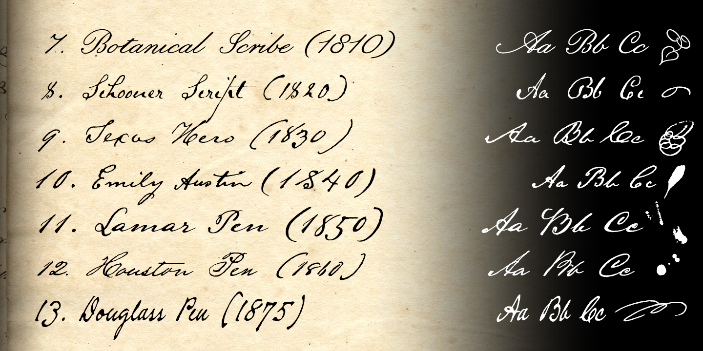 Oldfonts | Our Handwritten History Bundle