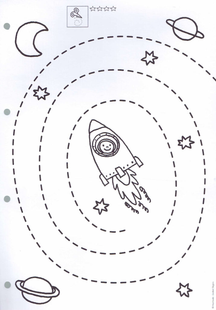 Opdracht Fijne Motoriek | Space Preschool, Preschool Tracing Opdracht Fijne Motoriek | Space Preschool, Preschool Tracing