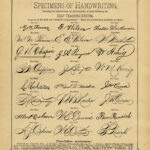 Penmanship Handwriting Specimens ~ Free Printable Vintage