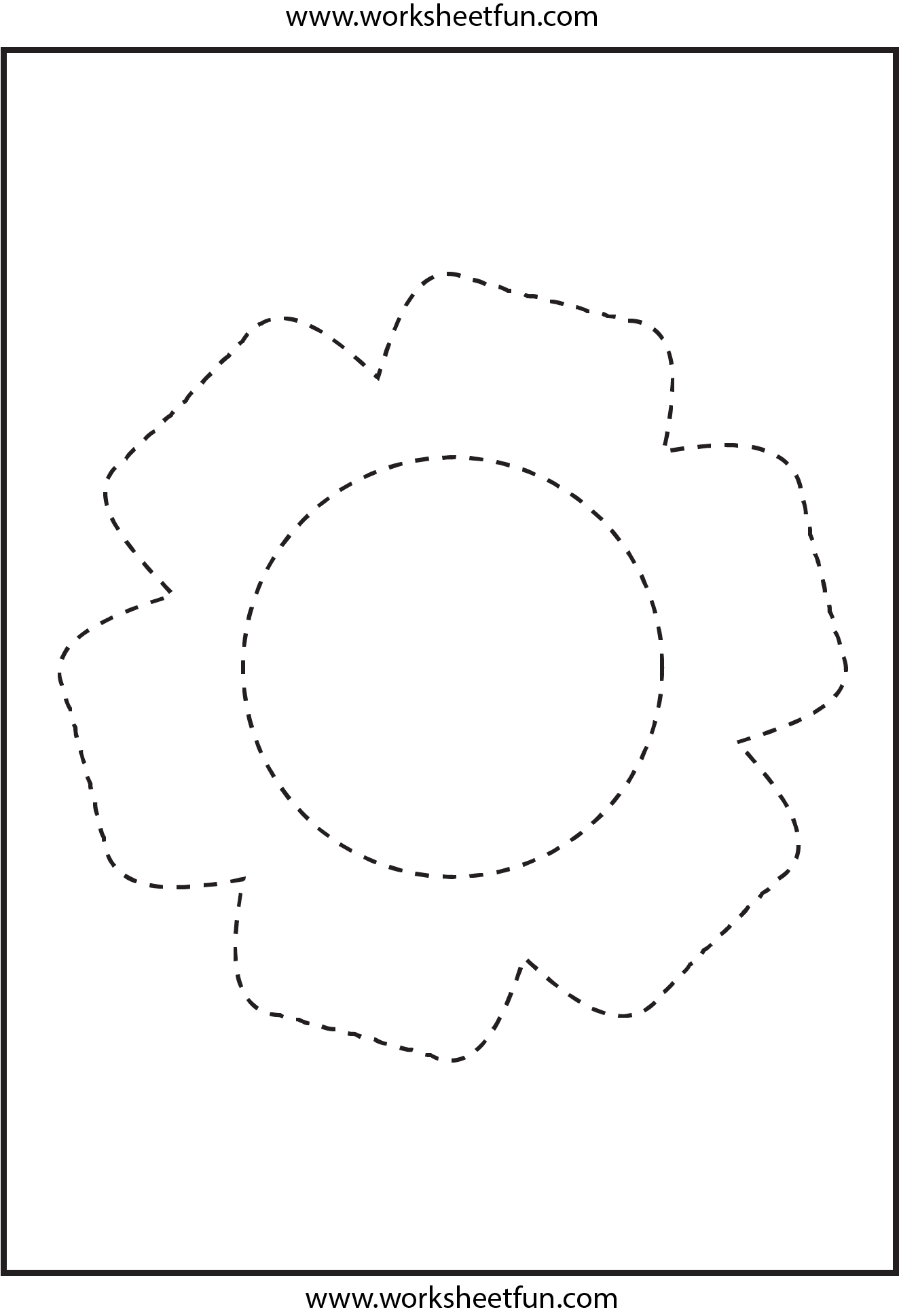 Picture Tracing - Flower | Stencil, Barn