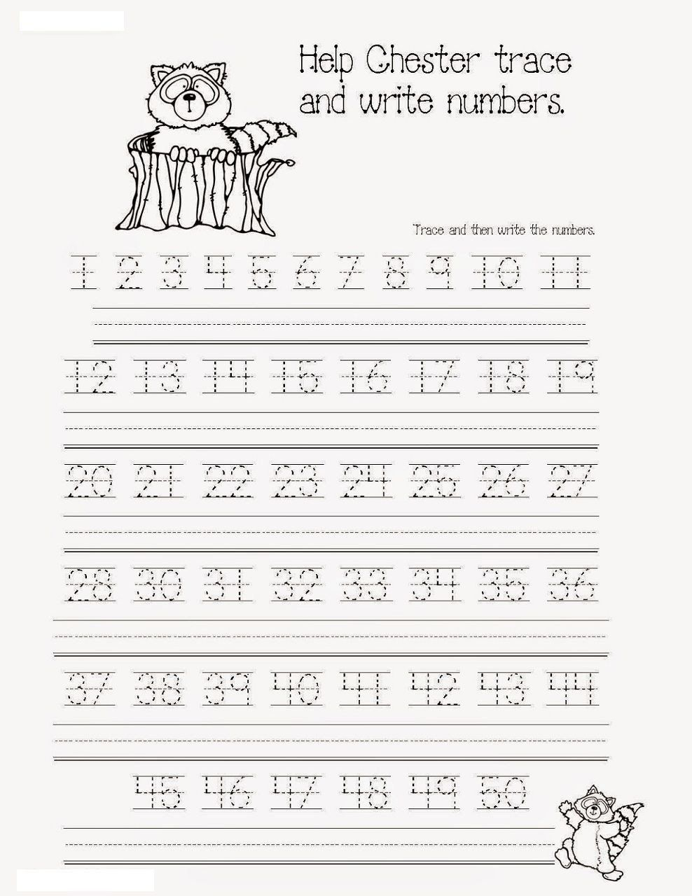 Pin On Printable Number Worksheet Template