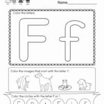 Pin On Worksheet Kindergarten Pertaining To Letter F Worksheets Kidzone
