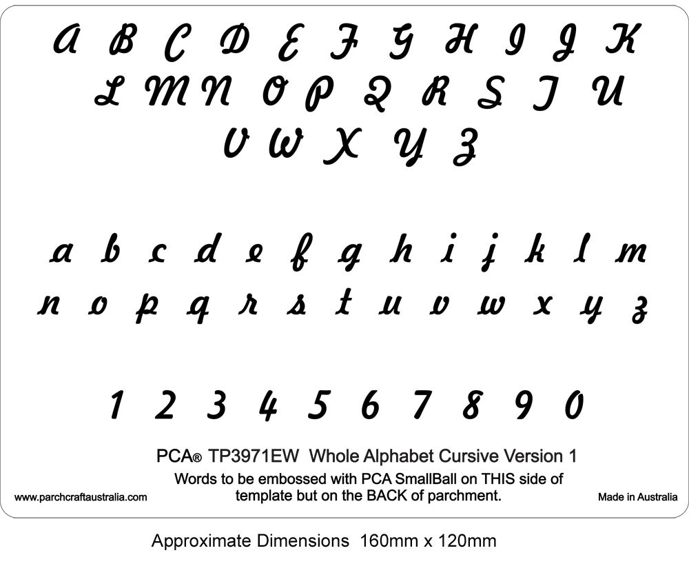 Entire Cursive Alphabet | AlphabetWorksheetsFree.com