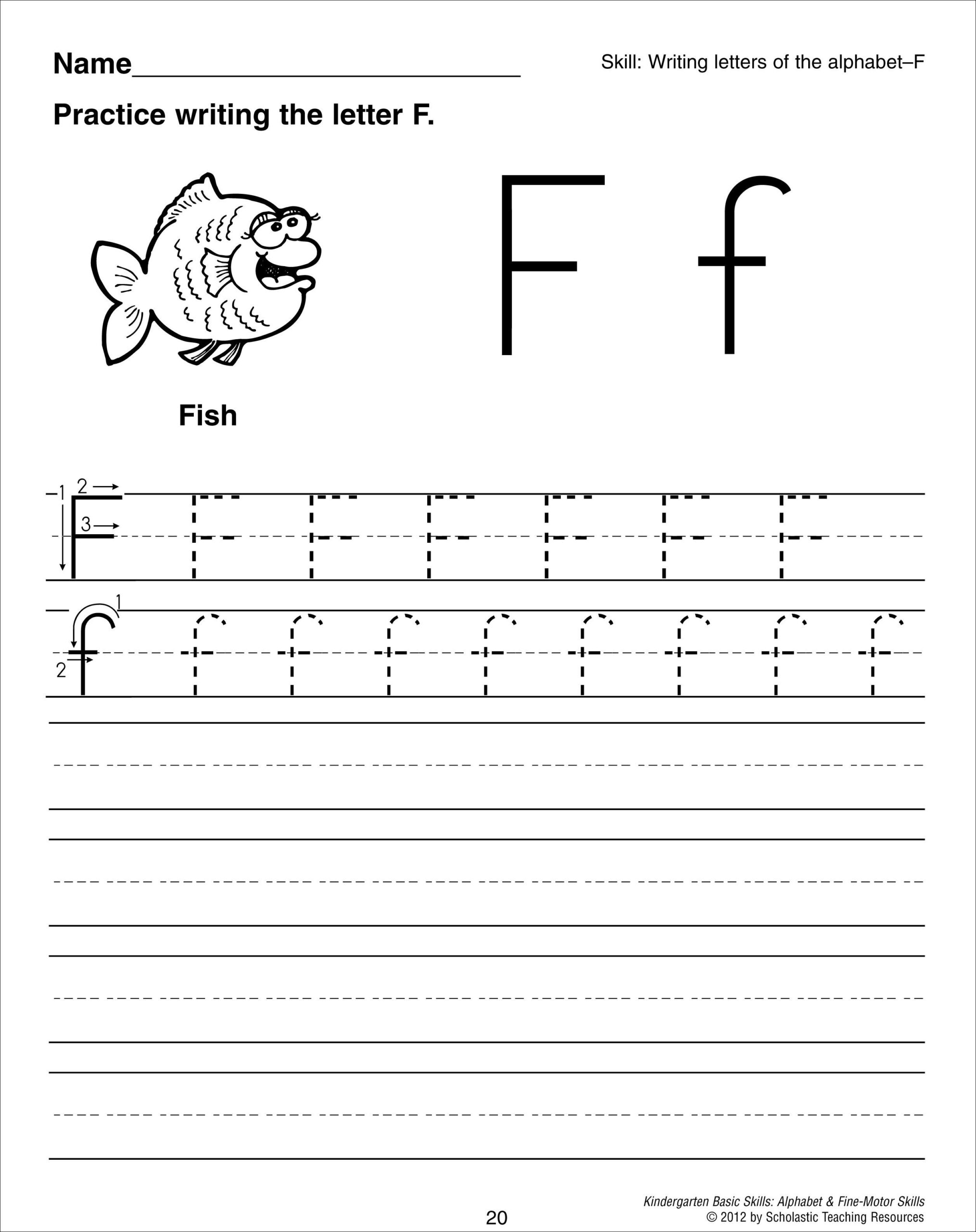 Pintabatha Stopperich On Preschool Worksheets &amp;amp; Crafts for Letter F Tracing Printable