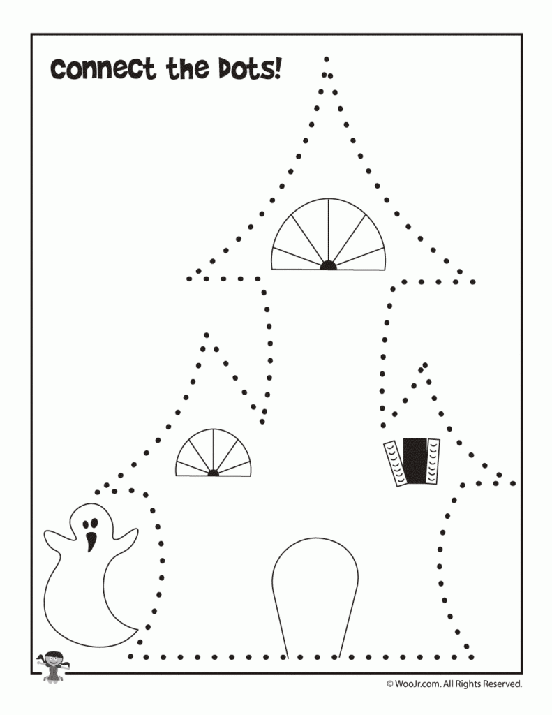 Preschool Halloween Worksheets: Tracing, Cutting & Matching