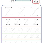 Preschool Letter Tracing Worksheet   Letter Z Different With Regard To Letter Z Tracing Preschool