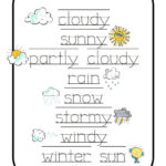 Preschool Printables: Weather | Teaching Weather, Weather In Name Tracing Daniel