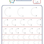 Preschool Tracing Letter C Worksheet   Different Sizes