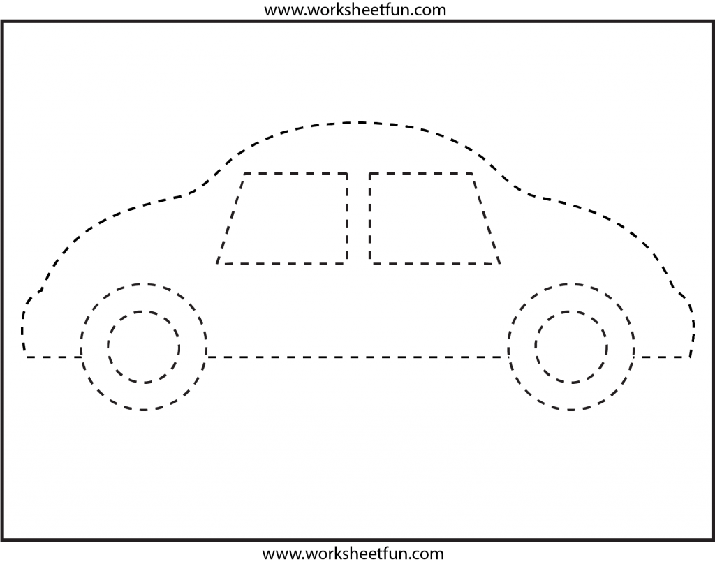 Preschool Tracing Pages – Coloring.rocks!