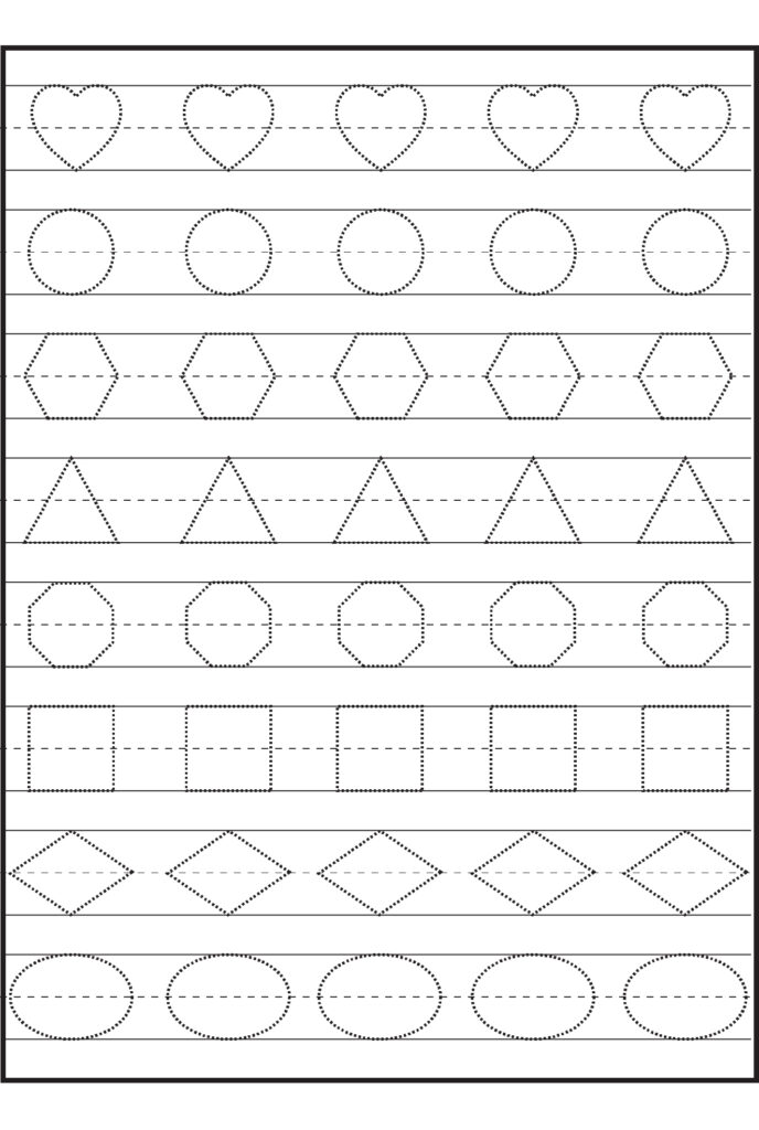 Preschool Tracing Worksheets Best Coloring Pages For Kids Preschool Tracing Worksheets Best Coloring Pages For Kids