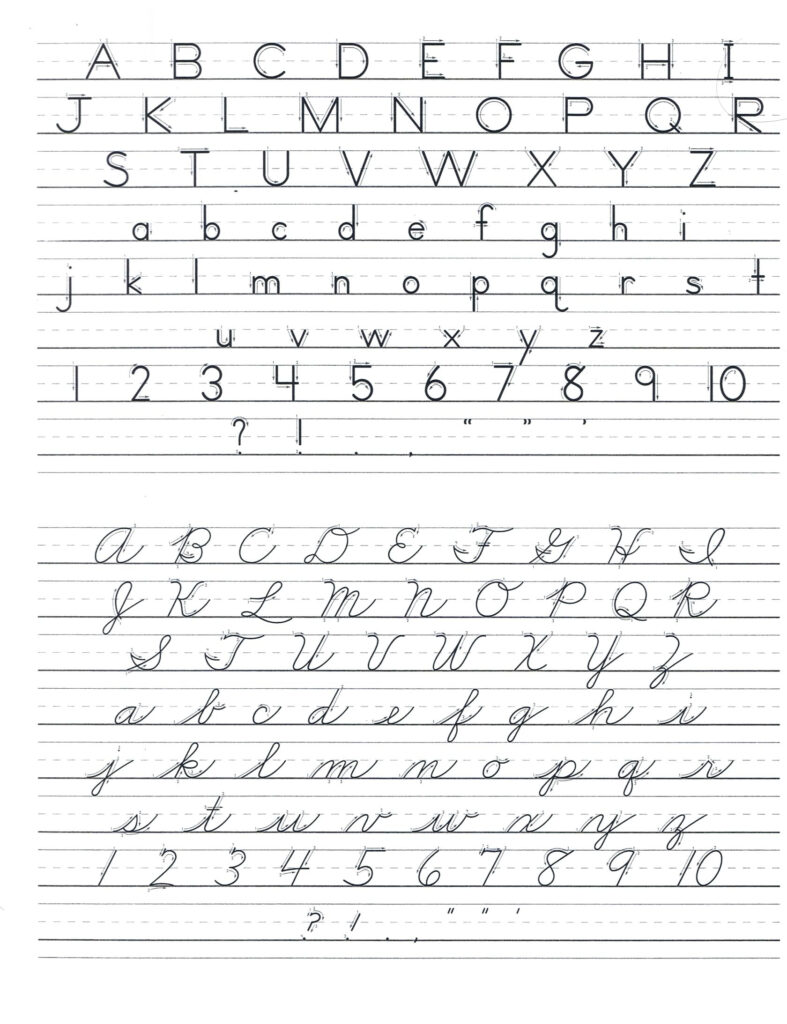 Print D Nealian Handwriting Worksheet | Printable Worksheets