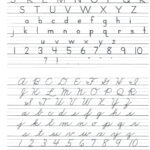 Print D Nealian Handwriting Worksheet | Printable Worksheets With D&#039;nealian Alphabet Worksheets