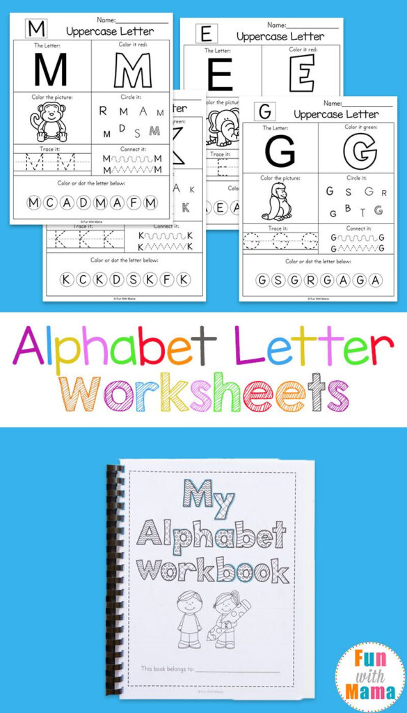 Printable Alphabet Worksheets To Turn Into A Workbook With Regard To Alphabet Worksheets Free Printables