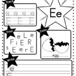 Printable Coloring With Letter E Worksheets Printable