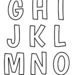 Printable Free Alphabet Templates | Alphabet Templates Inside Alphabet Tracing Stencils