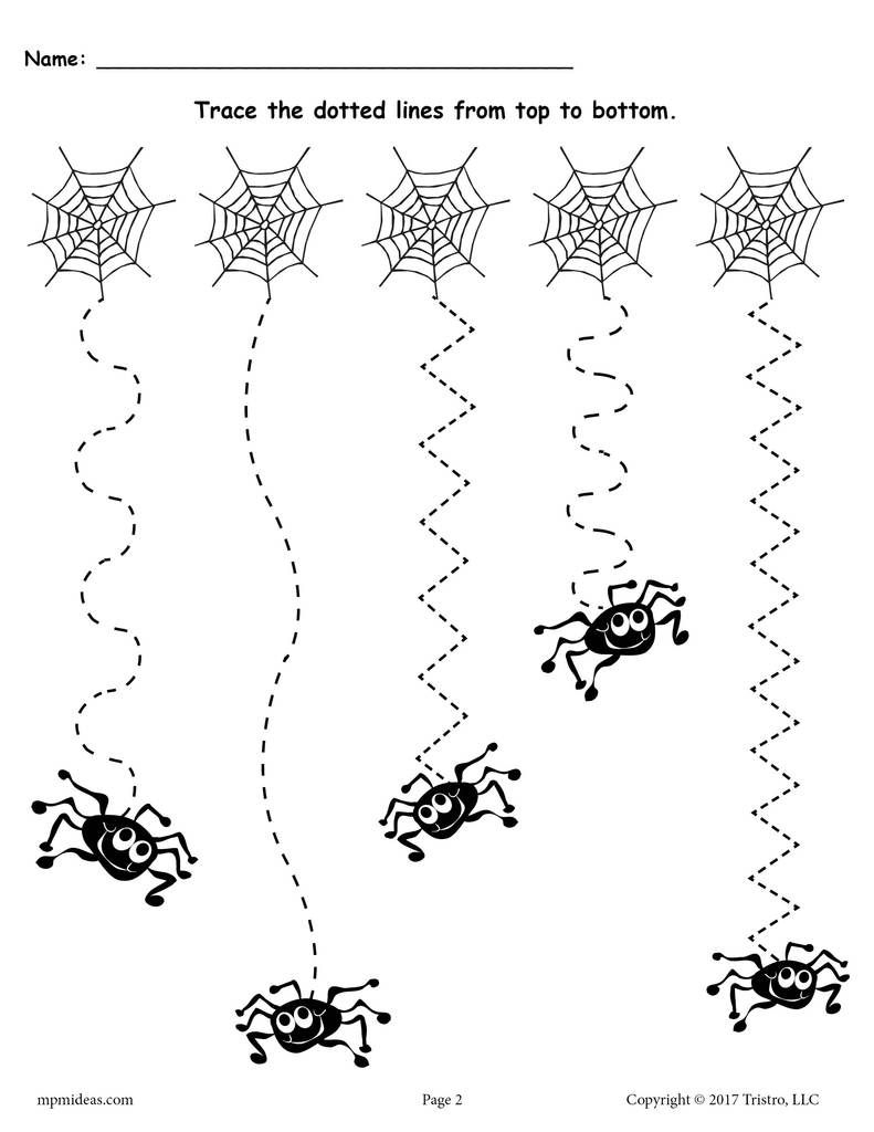 Halloween Tracing Worksheets AlphabetWorksheetsFree