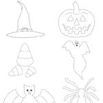 Printable Halloween Tracing Worksheet! | Halloween Preschool
