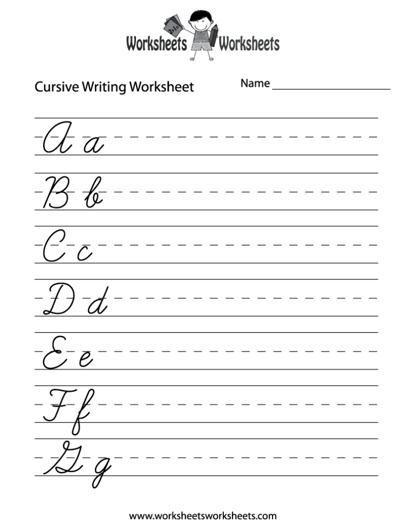 Printable Handwriting Worksheets | Spectrum