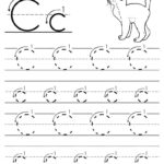 Printable Letter C Tracing Worksheet With Number And Arrow Pertaining To Tracing Name Ryan