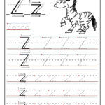 Printable Letter Z Tracing Worksheets For Preschool Pertaining To Letter Z Tracing Sheet