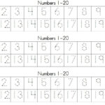 Printable Number Tracing Worksheets