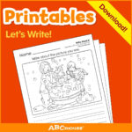 Printables: Let's Write"abcmouse In 2020 | Writing Inside Name Tracing On Abcmouse