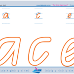 Qld Modern Cursive Font Handwriting Worksheets,teaching