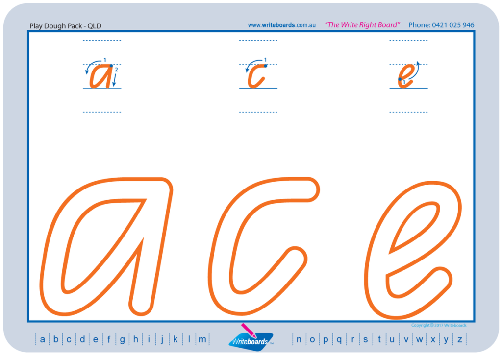 Qld Modern Cursive Font Handwriting Worksheets,teaching Pertaining To Alphabet Tracing Sheet Queensland