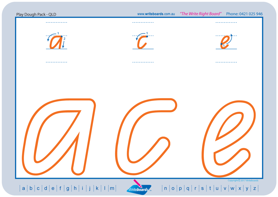 Qld Modern Cursive Font Handwriting Worksheets,teaching pertaining to Alphabet Tracing Sheet Queensland