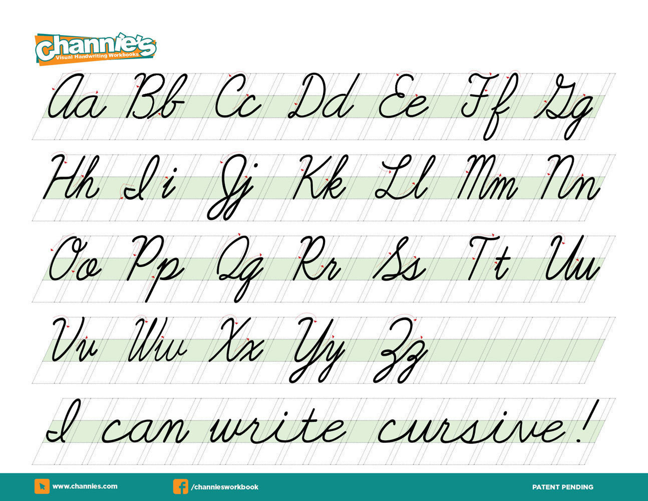 Cursive Alphabet Amazon 0664