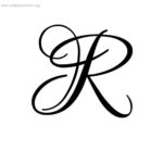 R Letter | Lettering Styles, Letter R Tattoo, Cursive R