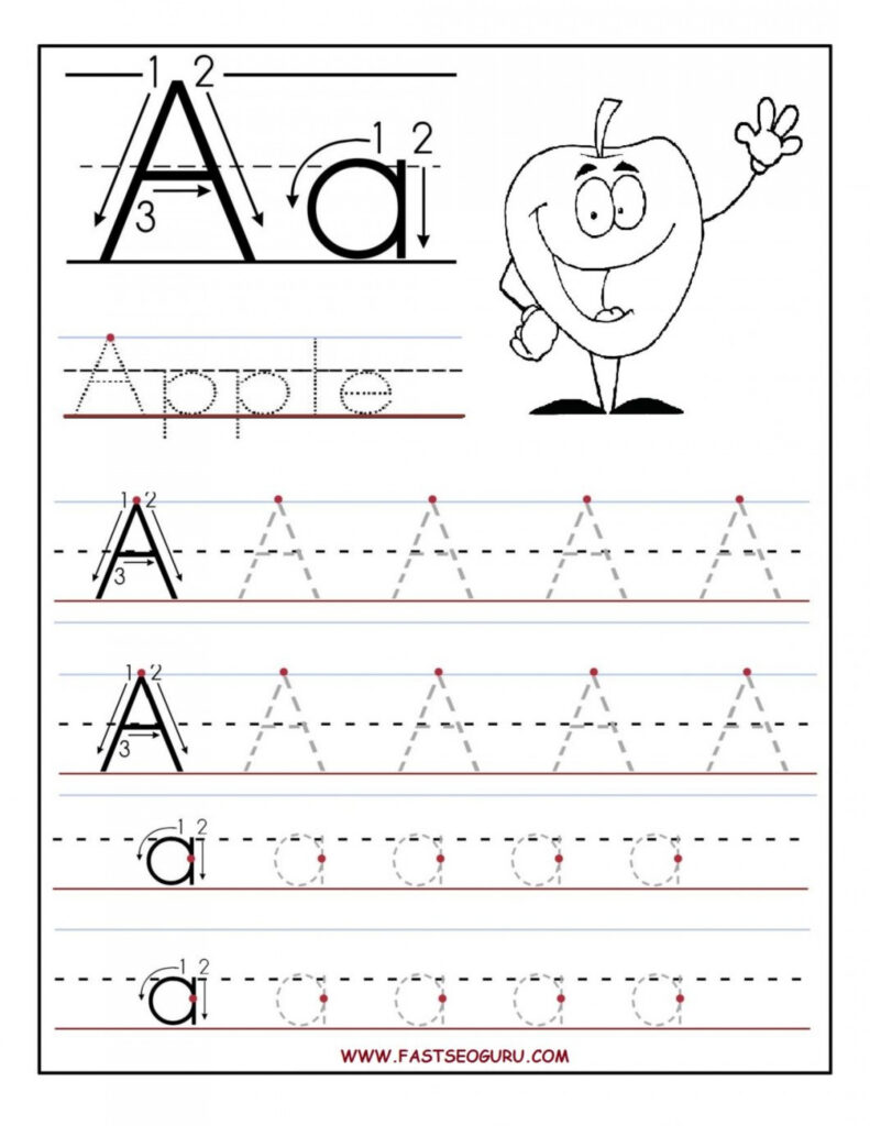 Reading Worksheets Free Printing For Kindergarten Worksheet For Alphabet Tracing Kindergarten Worksheet