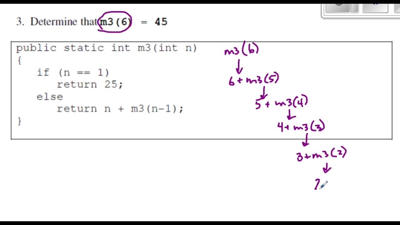 Recursion Exercises 1 To 4