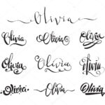 Resultado De Imagen Para Tattoos Of The Name Olivia Throughout Name Tracing Olivia