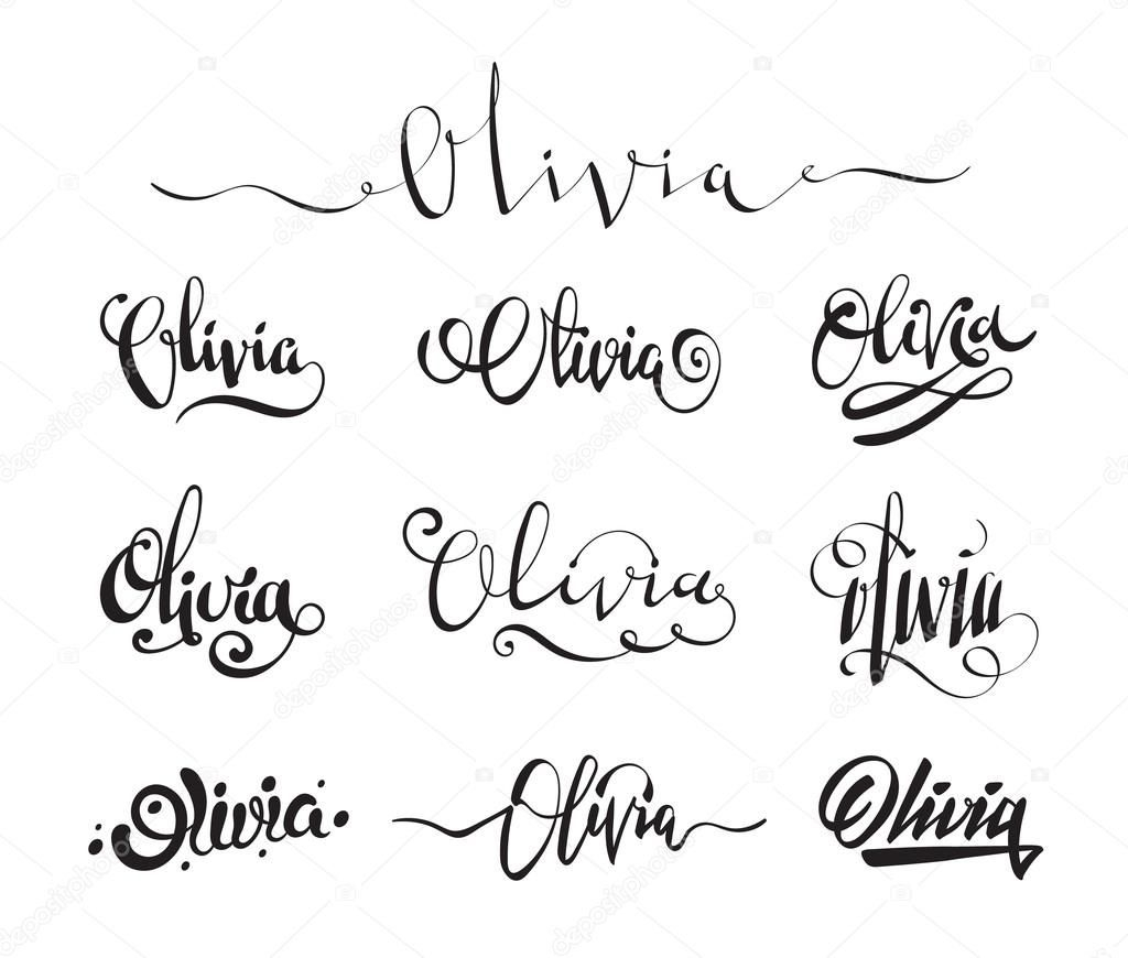 Resultado De Imagen Para Tattoos Of The Name Olivia throughout Name Tracing Olivia