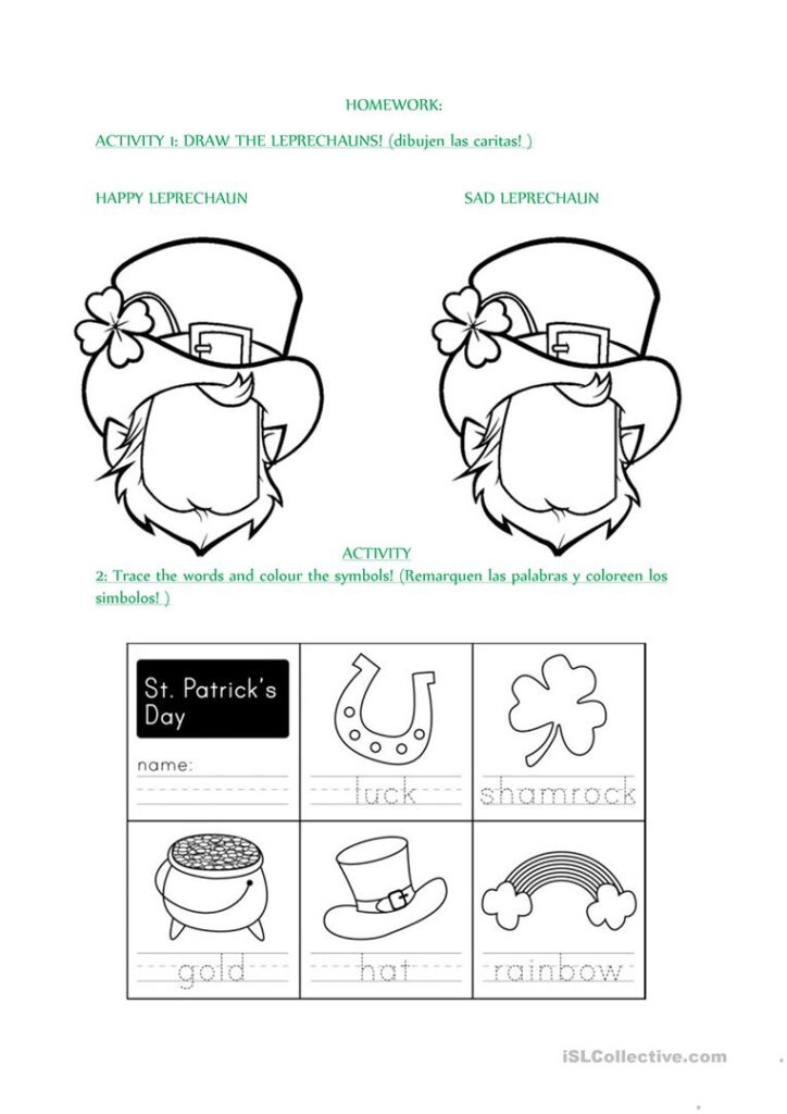 Saint Patrick´s Day   English Esl Worksheets For Distance