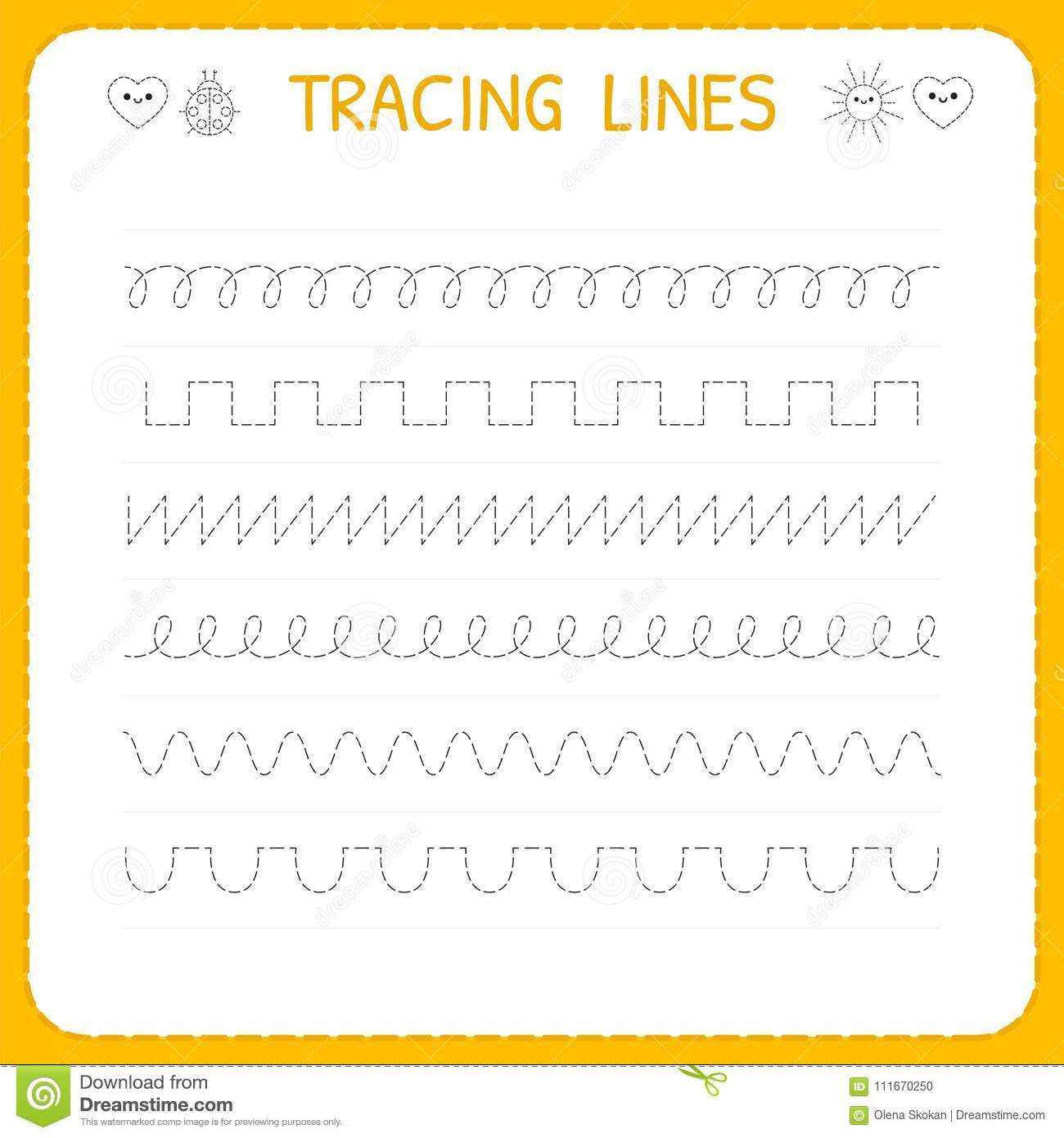 School Sparks Worksheets Cutting And Tracing | Printable ...