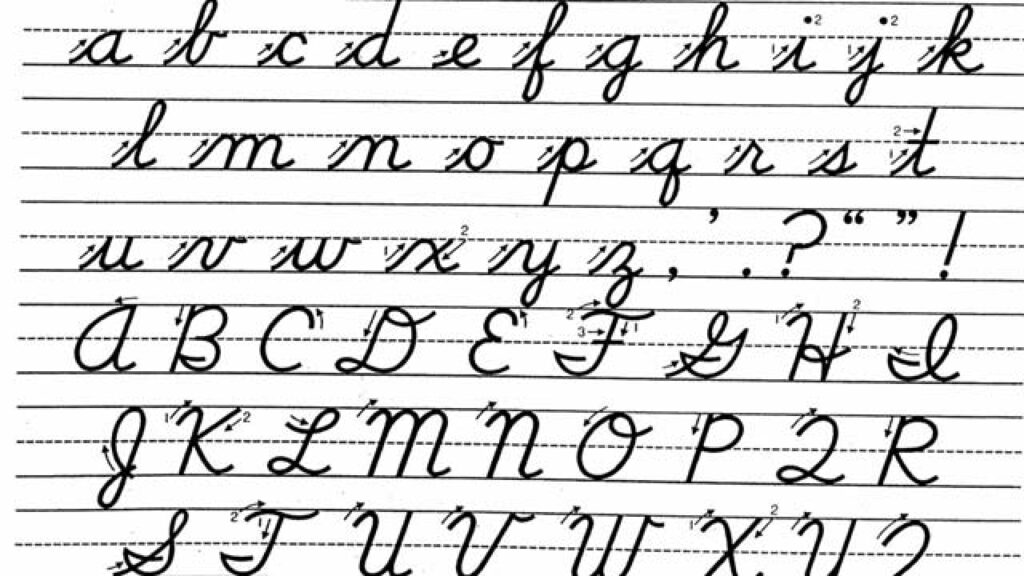 Schools May Teach, Not Impose Cursive Writing On Students Schools May Teach, Not Impose Cursive Writing On Students