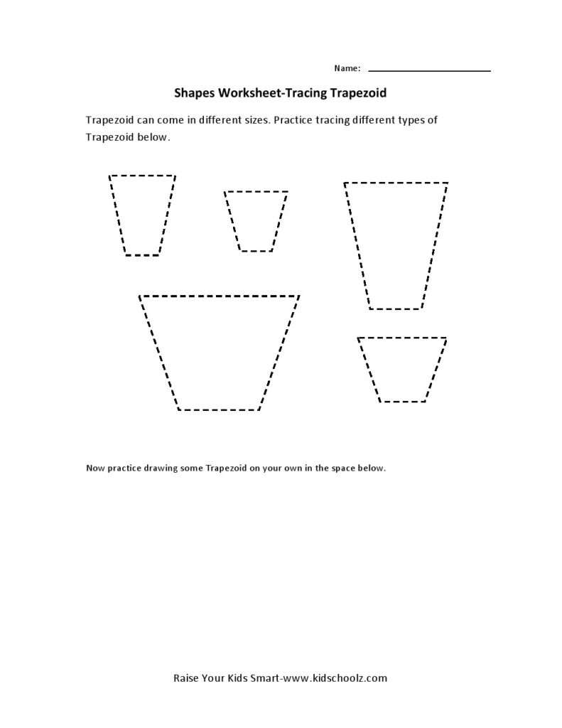 Shape Tracing Worksheets To You. Shape Tracing Worksheets