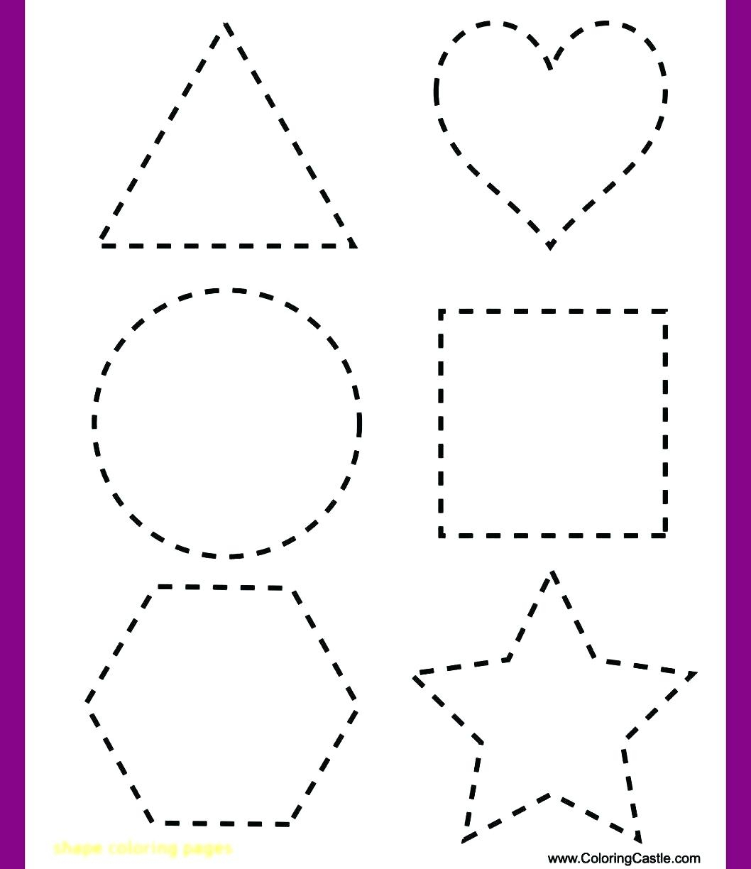 Shape Tracing Worksheets To You. Shape Tracing Worksheets