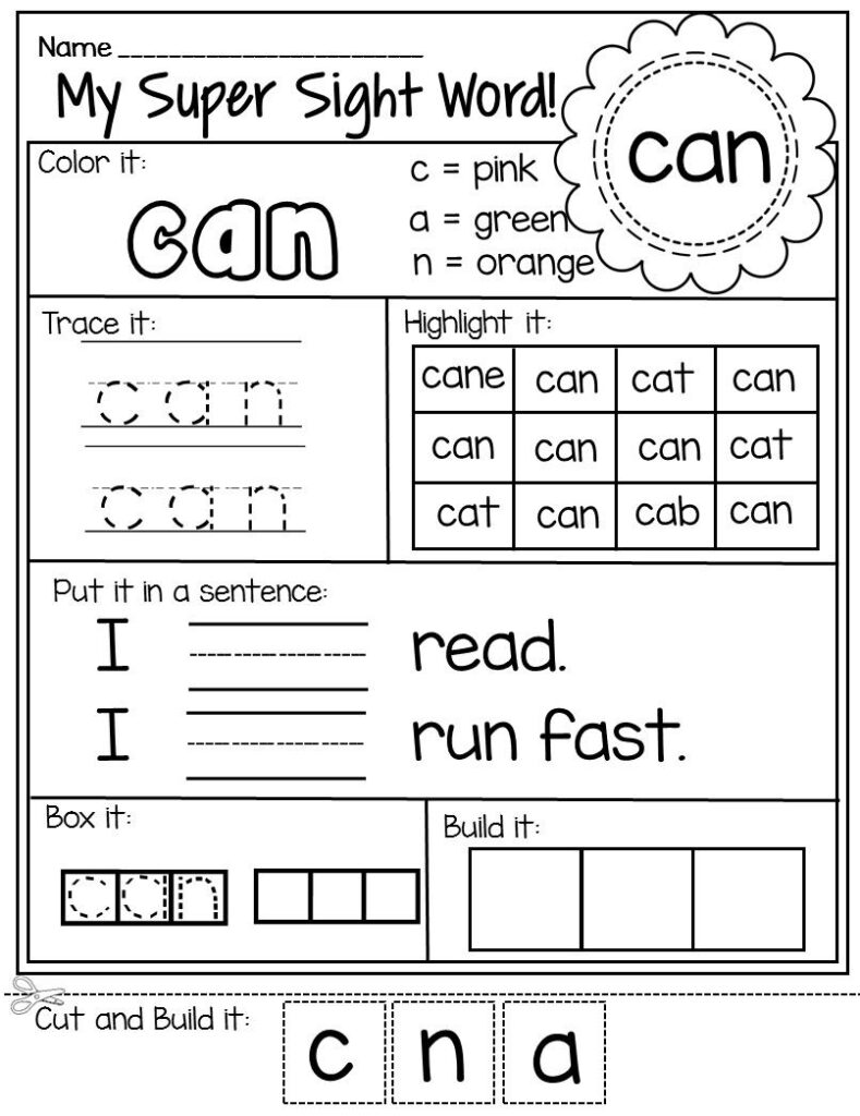 Sight Word Coloring Pages Pdf Freele Template Format Online