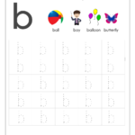 Small Letter Alphabets Tracing And Writing Worksheets Printable Inside Alphabet B Tracing Worksheet